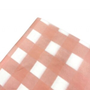 25 Hojas de papel de seda cuadros vichy. 7 colores disponibles