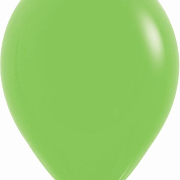 10 Globos Verde lima