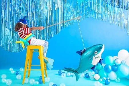 Globo-tiburón-fiesta-fondo-del-mar-fiestas-infantiles-gramajeshop-valencia