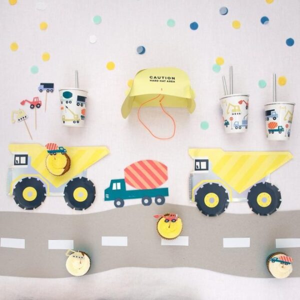 Cup-cake-decoración-fiesta-topper-construccion-camion-infantil-gramajeshop-valencia-meri-meri