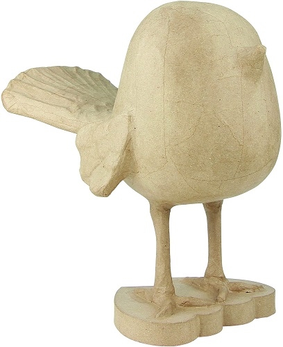 Pajarito de cartón kraft. 40 cms