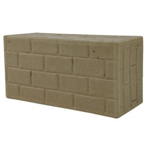 Ladrillo decorativo de cartón kraft