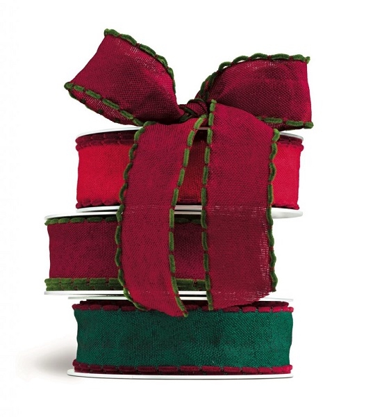 Lazo-cinta-regalo-navidad-arbol-rojo-pespunte-VERDE-etiquegrama-valencia