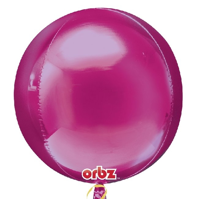 Globo-esfera-bola-orbita-metalizado-rosa-fucsia-helio-gramajeshop-valencia