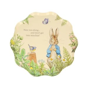 Platos-peter-rabbit-papel-fiesta-infantil-bautizo-primer-cumpleaños-gramajeshop-valencia.