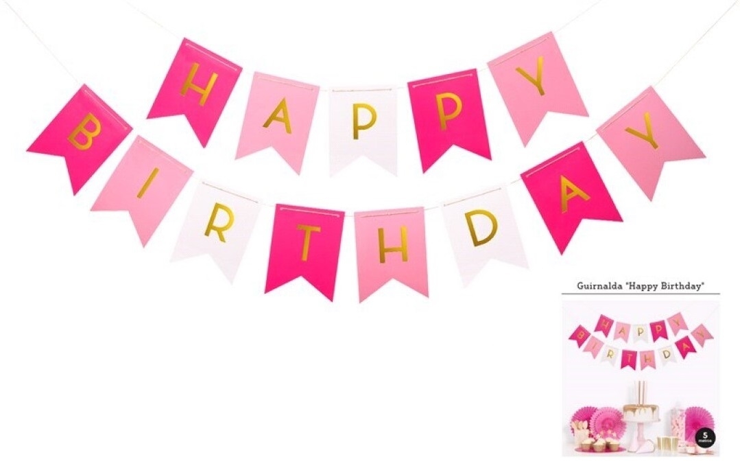 Guirnalda-happy-birthday-felicidades-rosa-fiestas-cumpleaños-gramajeshop-valencia-