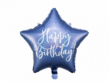 Globo-estrella-azul-feliz-cumpleaños-happy-birthday-niños-gramajeshop-valencia