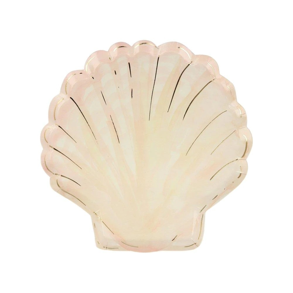 Plato-concha-fiesta-sirenas-meri-meri-cumpleaños-gramajeshop-valencia