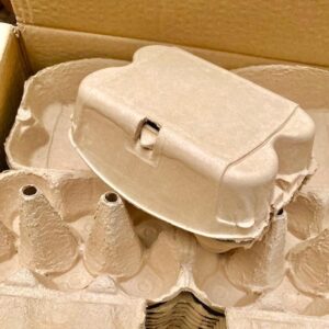 4 Hueveras – caja de huevos, color natural