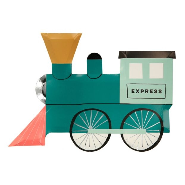 plato-Tren-meri-meri-fiesta-cumpleaños-infantil-gramajeshop-valencia