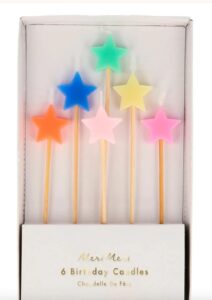 Velas-estrellas-colores-tarta-cumpleaños-meri-meri-gramajeshop-valencia