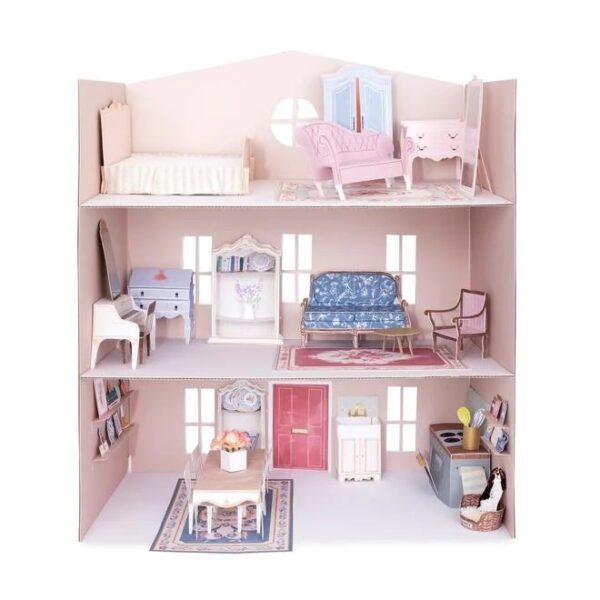 Casa de papel para muñecas