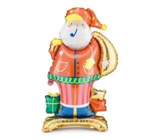 Globo-papa-Noel-standing-navidad-metalizado-gramajeshop-valencia