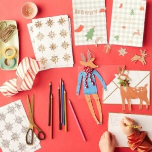 Tarjeta-felicitación-navideña-guirnalda-meri-meri-gramajeshop-valencia