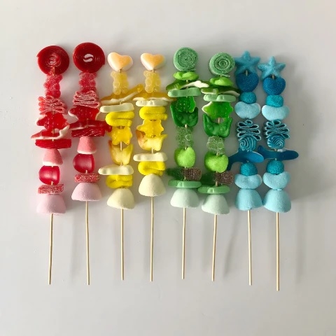 COMO HACER BROCHETAS DE CHUCHES PARA COMUNIONES Y BODAS 1 