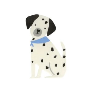Plato-vaso-servilleta-perro-dalmata-bulldog-infantil-cumpleaños-meri-meri-gramajeshop-valencia
