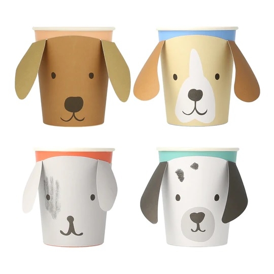 Plato-vaso-servilleta-perro-dalmata-bulldog-infantil-cumpleaños-meri-meri-gramajeshop-valencia