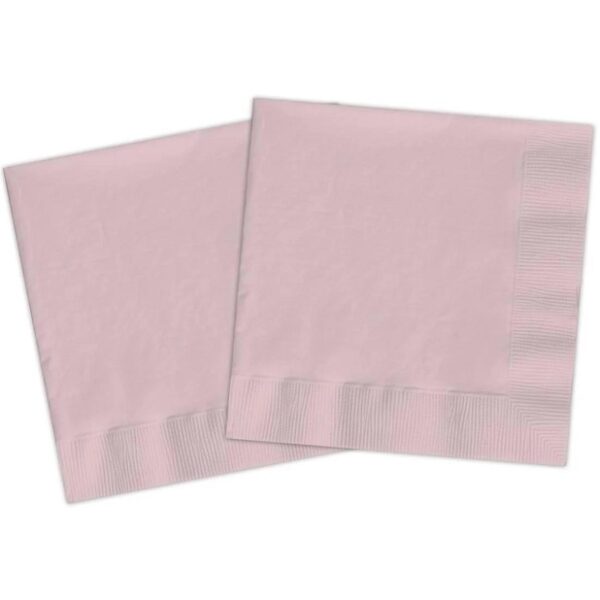 20 Servilletas rosa palo, ecológicas