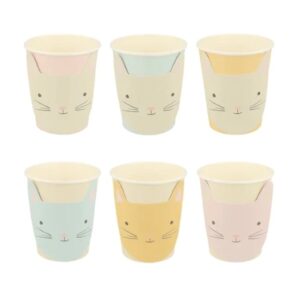 VASOS-FIESTA-gatitos-INFANTIL-MERI-MERI-GRAMAJESHOP-VALENCIA