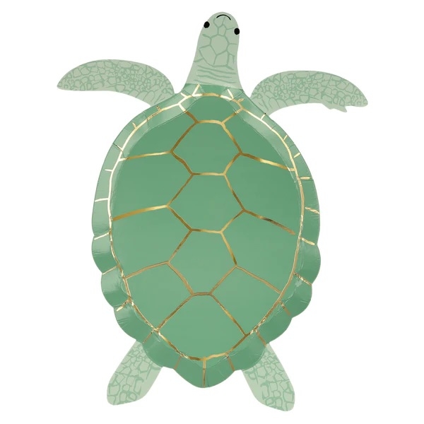 plato-tortuga-marina-galapago-fiesta-infantil-bajo-el-mar-meri-meri-gramajeshop-valencia