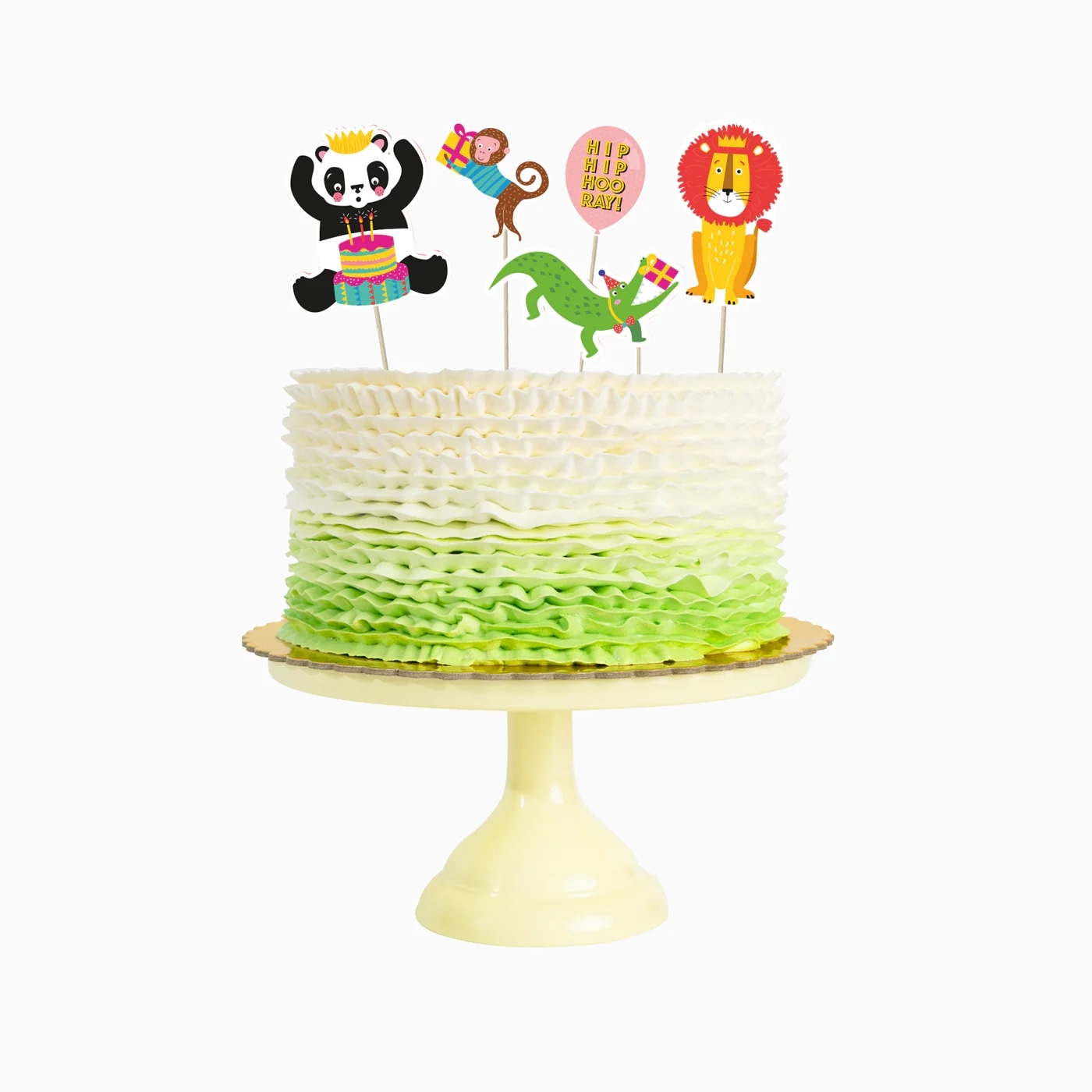 Toppers-animales-jungla-tarta-cumpleaños-fiesta-infantil-gramajeshop-valencia