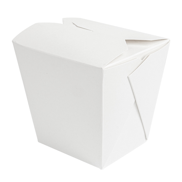 10 Cajas blancas comida china.