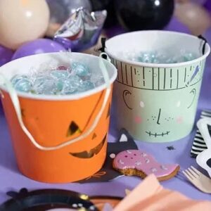 2 Cubos para chuches de Halloween