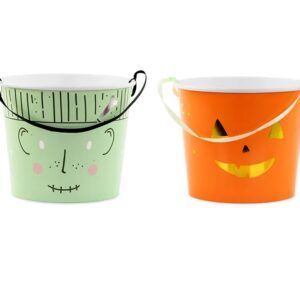 2 Cubos para chuches de Halloween