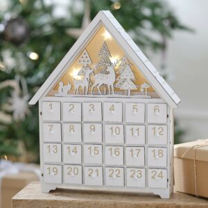 Calendario-de-Adviento-con-luz-cajoncitos-madera-blanco-nordico-gramajeshop