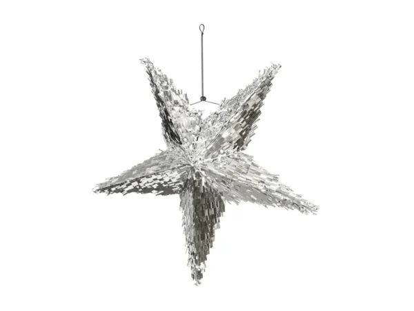 Piñata estrella plata