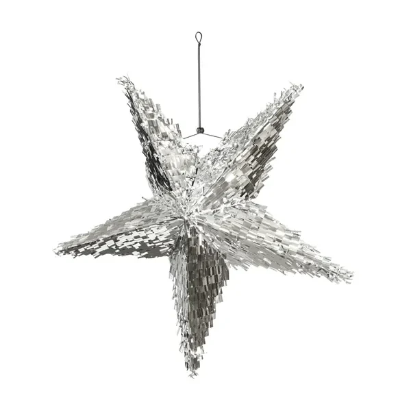 Piñata estrella plata