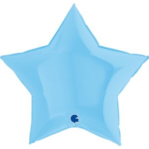 Globo-estrella-azul-claro-mate-grabo-gramajeshop-valencia