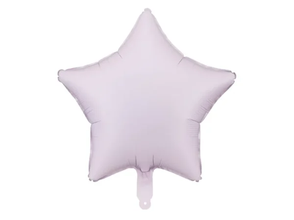 Globo metalizado estrella lila mate 48 cms