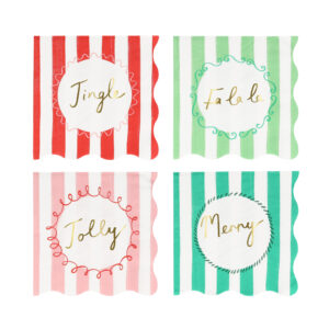 SErvilletas-papel-navidad-rayas-mint-rosa-rojo-mesa-fiesta-meri-meri-gramajeshop-valencia