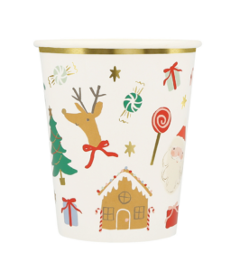 Vaso-papel-navidad-jolly-christmas-fiesta-infantil-meri-meri-gramajeshop-valencia