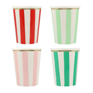 Vasos-papel-navidad-rayas-mint-rosa-rojo-mesa-fiesta-meri-meri-gramajeshop-valencia