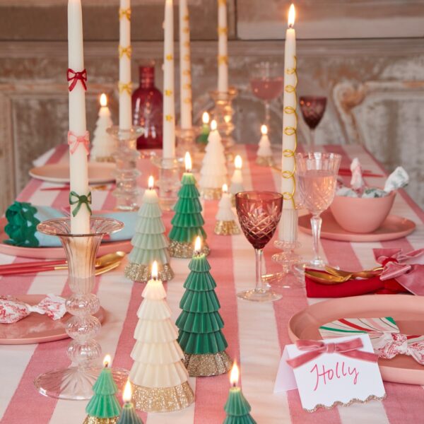 6 Marcadores de mesa / place card con lazo de terciopelo