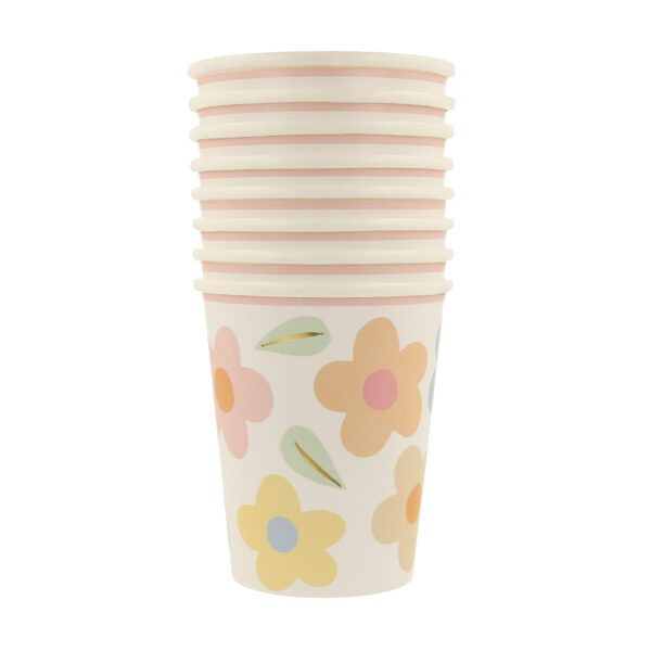 Vaso-flor-margarita-color-pastel-fiesta-infantil-primera-comunion-gramajeshop-meri-meri-valencia