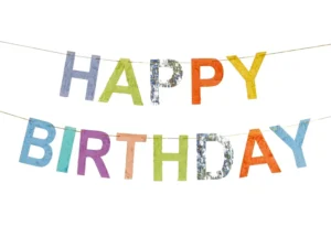 Guirnalda letras Happy Birthday