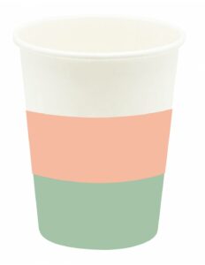 Vaso-rayas-coral-mint-fiesta-gramajeshop-valencia