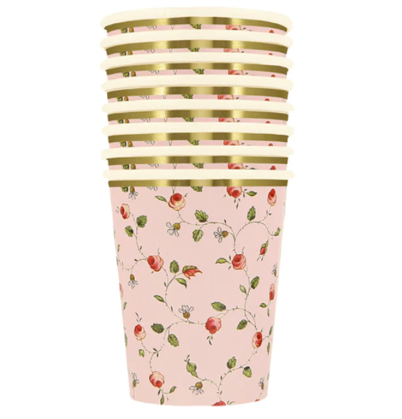 8 Vasos de flores María Antonieta. Colección Laduree París