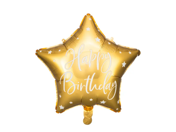 Globo-estrella-oro-happy-birthday-feliz-cumpleanos-gramajeshop-valencia