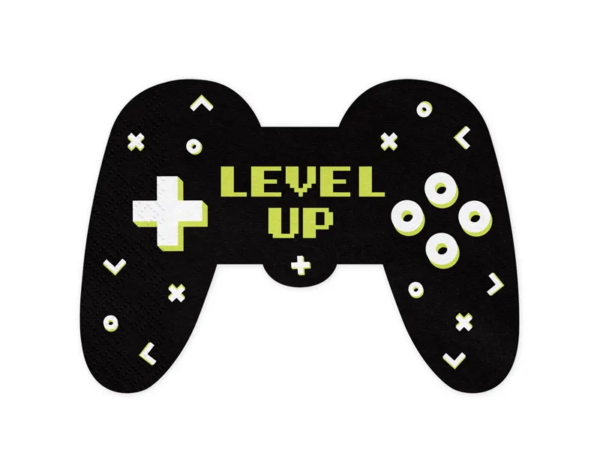 Servilleta-gamepad-Gamer-videojuegos-fiesta-infantil-cumpleanos-gramajeshop-valencia