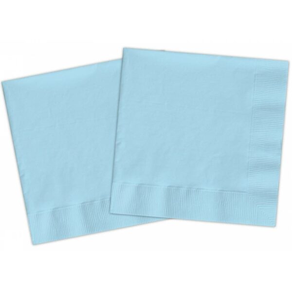 20 Servilletas azul claro ecológicas