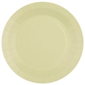 Plato-papel-champagne-beige-empolvado-mesa-fiesta-gramajeshop-valencia