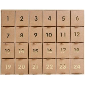 Calendario-de-adviento-cajitas-kraft-oro-gramajeshop-valencia