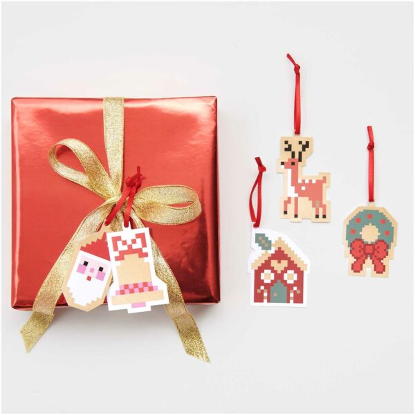 Etiquetas-colgantes-figuras-pixeladas-navidad-gramajeshop-valencia-rico