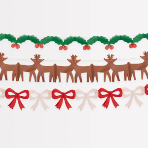 Guirnalda-acebo-renos-lazos-Navidad-papel-de-seda-Meri-meri-gramajeshop-valencia