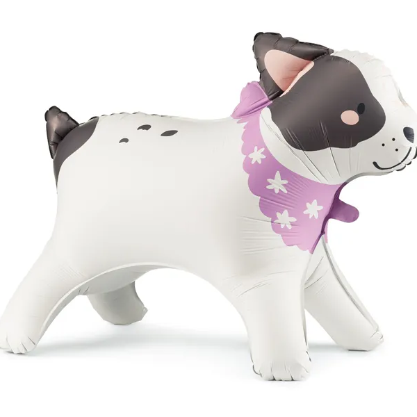 Globo perro Bulldog. Standing/no helio