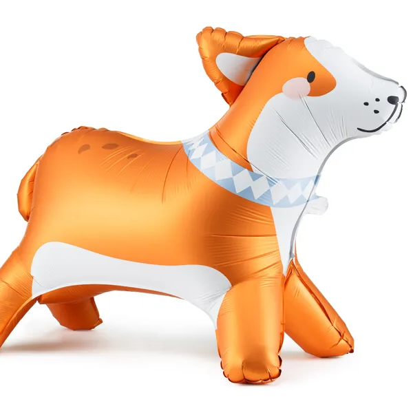 Globo perro Corgi. Standing/no helio